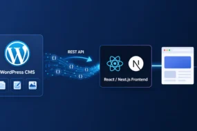 Headless WordPress architecture with React frontend