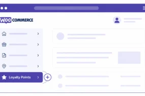 Custom Loyalty Points tab added to WooCommerce My Account page
