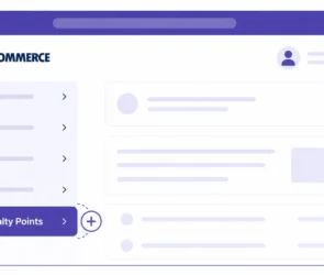 Custom Loyalty Points tab added to WooCommerce My Account page